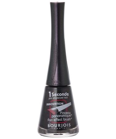 Bourjois 1 One Second Nail Polish 8ml - 24 Charcoal Shimmer Grey
