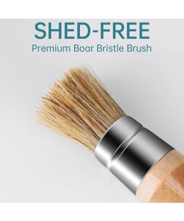 NiHome Leather Salve & Brush | Protective Non-Greasy Formula for All Leather Types - Furniture Couch Sofa Care - Buy Online on GoSupps.com