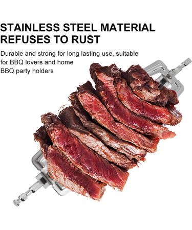 BESPORTBLE Rotisserie Meat Forks for Most Grills Stainless Steel Rotisserie Spit Barbecue Fork Chicken Skewers Forks for Patio Camping Kitchen Grill Supplies - Buy Online on GoSupps.com