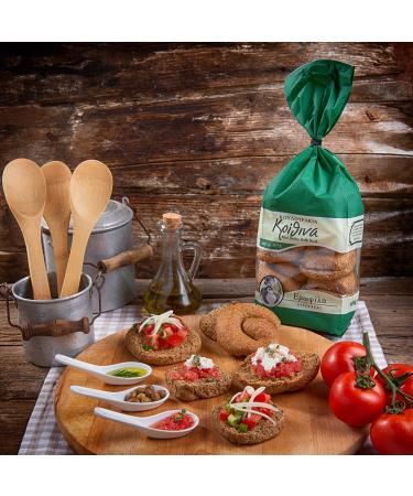 Erofili Avgenakis Greek Mini Barley Rolls Rusks - Pack of 2 x 600g (1.2kg) | Authentic Greek Snack | International Shipping Available - Buy Online on GoSupps.com