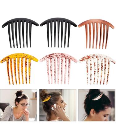 Beaupretty Hair Side Comb Clip Vintage Hair Side Pin Hair Teeth Comb for Thick Hair(Mixed Color) - Buy Online on GoSupps.com