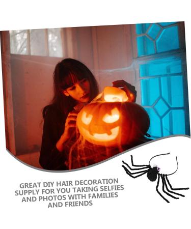 MAGICLULU Spider Headband Black Tiara Festival Headpiece Goth Headbands Unique Hair Decor Spider Headpiece Hair Accessories Ladies Headbands Polyester Make up Apparel Purple 30X23CM Purple - Buy Online on GoSupps.com