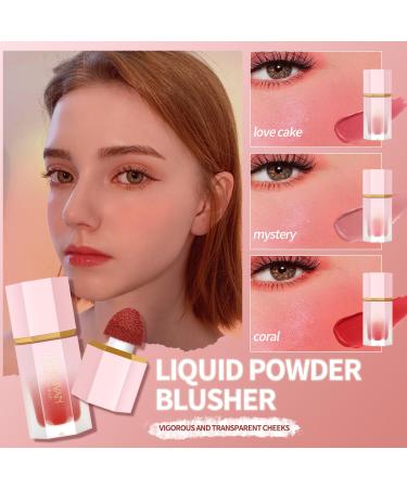 Matte Cream Blush - Soft Lightweight Liquid Blush for Natural Cheeks | Long-Wearing & Smudge-Proof Pink Blusher (1#Love Cake 1 Pack) - Buy Online on GoSupps.com