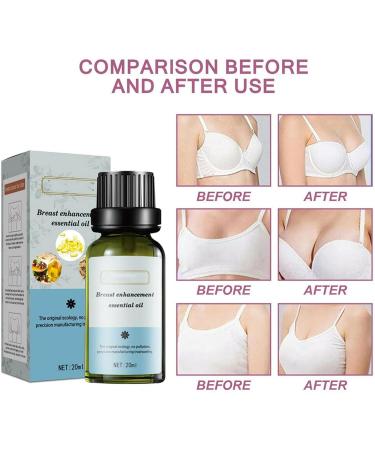 Essential Oil & Plant Extracts - Breast Tightening & Enlarging Massage Oil (3 Pieces) - Anti-Sagging Serum for Lifting Bust - Buy Online on GoSupps.com
