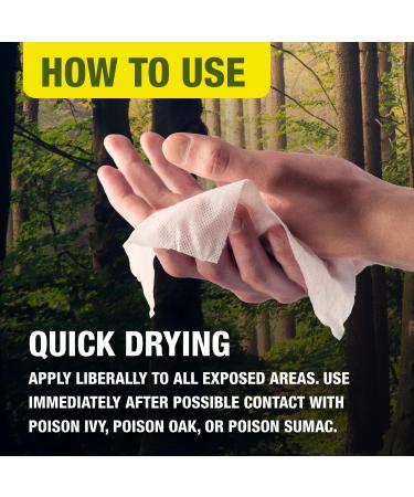 CoreTex Ivy X Poison Ivy Wipes - 12 Single-Use Treatment Wipes for Poison Ivy Oak & Sumac Removal | Fast International Shipping - Buy Online on GoSupps.com