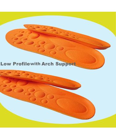 Kids' Athletic Shoe Insoles - Memory Foam Arch Support Inserts (5 Pairs) | Non-Slip Comfort for Boys & Girls | Fits Big Kid Sizes 1.5-5M (20.5-23CM - Buy Online on GoSupps.com