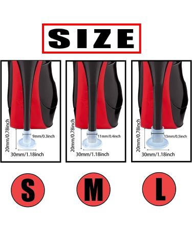 LUNKUIVY High Heel Protectors - 30 Pairs, 3 Sizes - Clear Heel Caps for Grass & Uneven Floors - Ideal for Weddings & Formal Events - Buy Online on GoSupps.com