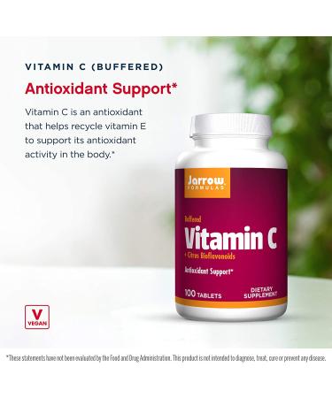 Jarrow Formulas Vitamin C 750 mg - 100 Tablets for Immune Support - Buy Online on GoSupps.com