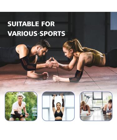 Dualceco Elbow Bandage | Anti-Slip Breathable Support for Bodybuilding & Tennis - Unisex S Black - Buy Online on GoSupps.com