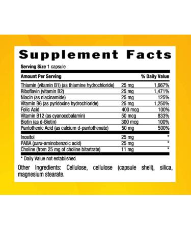 Country Life Basic-B Caps - 90 Vegan Capsules for Energy & Metabolism - Buy Online on GoSupps.com