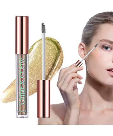 Liquid Eyeshadow | Eyeshadow | Liquid Eyeshadow Multi-Dimensional Long-Lasting Holographic Multichrome Eyeshadows 03# - Buy Online on GoSupps.com