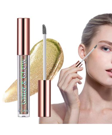 Liquid Chameleon Eyeshadow | Eyeshadow Liquid Eyeshadow Multi-Dimensional Long-Lasting Holographic Multichrome Eyeshadows Makeup Tmay 03#