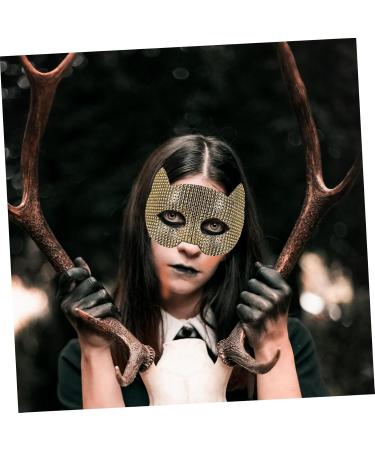 minkissy Eye Patch Eye Mask Decor Masquerade Mask Cosplay Mask for Adults Mask Prop for Women Masquerade Party Mask Animal Mask Props Female Mask European and American Blindfold Rhinestones - Buy Online on GoSupps.com