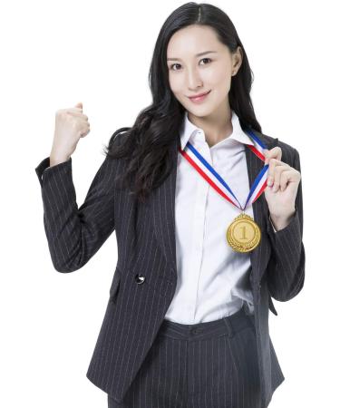 Favide 12-Piece Gold, Silver, Bronze Award Medals - Winners Prizes for Competitions - 2 Inches - Buy Online on GoSupps.com