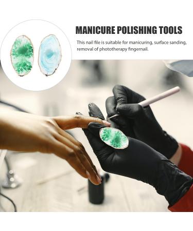 Ciieeo Lot de 2 Palettes Annulaires pour Nail Art Palettes de Manucure en Plastique Rigide Bleu et Vert Planches de M lange pour Vernis Ongles Accessoires Professionnels et Usage - Buy Online on GoSupps.com
