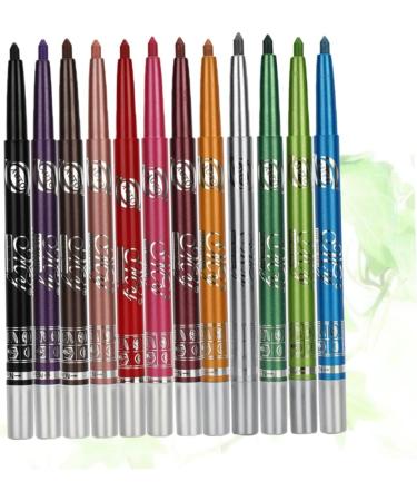 KALLORY 24 Pcs Colorful Eyeliner Ladies Suits Waterproof Eye Shadow Pen Metal Make up Kit Miss 1 count (Pack of 1) As Shownx2pcs - Buy Online on GoSupps.com