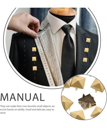 LALAFINA 80pcs Claws Apparel Brass 1.00X1.00X0.50CM Assorted Color - Buy Online on GoSupps.com