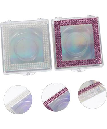 2pi ces Bo te De Rangement Pour Faux Avec Tray Bo te Rhinestone Et Couvercle Transparent Pour yelash Pratique Pour Voyage Et Bureau - Buy Online on GoSupps.com