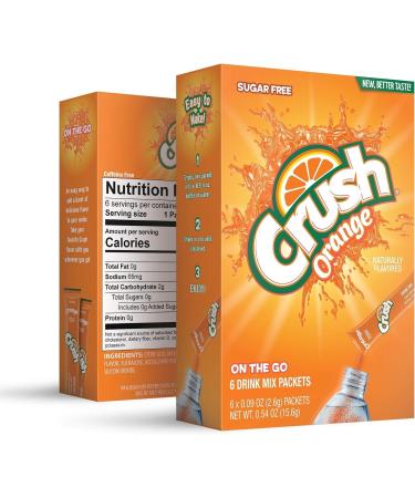 Crush Sugar Free Pinapple Grape & Orange : Low Carb Zero Sugar Drink Mix - 3 boxes of 6 packs - 1 box of Grape Raisin- 1 box of Orange - 1 Box of Pinapple - Ananas - Sugar Free Drink Mix - Keto Drink Mix Zero Guilt! Low Carb Zero Sugar Drink Mix - Comes w - Buy Online on GoSupps.com