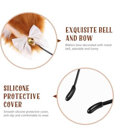 FRCOLOR Fox Ears Headband Plush Anime Animal Headband Cosplay Fur Cat Ears Hairband Party Costume Hair Accessories for Kids and Adults Brown - Buy Online on GoSupps.com