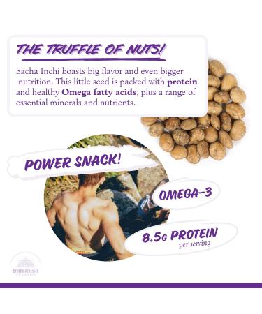 Imlak'esh Organics Sacha Inchi Nuts 2.25oz Pouch - Protein Super-Nuts | Organic, Keto, Paleo, Regenerative | Gluten-Free, Non-GMO - 0 Net Carbs - 2.25 Ounce (Pack of 1) - Buy Online on GoSupps.com