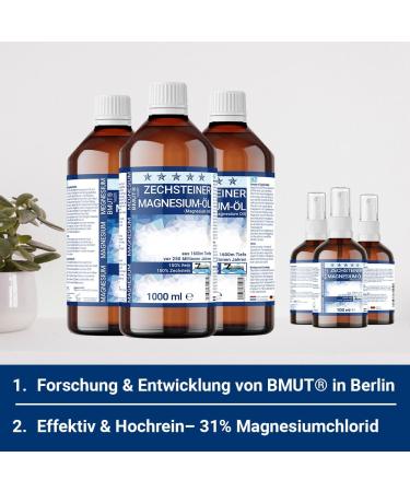  August Engelhardt Magnesium Oil Spray 100 ml Premium Quality (31%) 100% Zechstein Skin Massage Sport Muscle Relaxation - Buy Online on GoSupps.com