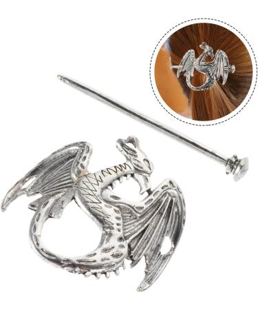 MAGICLULU Hairpin Fire Accessories for Women Retro Silver Hair Sticks Hair Stick Clip Medieval Hair Pin Dragon Hair Accessories Accesorios Para Bun Alloy Women's Nordic Headband - Buy Online on GoSupps.com