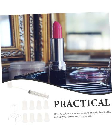  Beatifufu 1 Set DIY Lipstick Mold for Women Lip Cream Molds for Girls Missing Aluminum Silica Gel Stripper - Buy Online on GoSupps.com