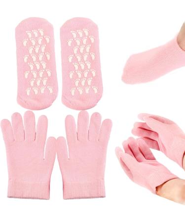 Moisturising Socks Moisturising Gloves and Socks for Dry Hands Foot Gel Spa Softens Cracked Silicone Foot Moisturiser Socks and Gloves for Hands Feet - Buy Online on GoSupps.com