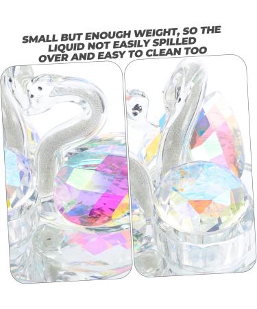 Ipetboom 1pc Nail Art Crystal Cup Manicure Supplies Clear Nail Polish Crystal Nail Cup Nail Art Liquid Bowl Crystal Nail Art Cup Manicure Glass Cup Powder Plate Acrylic Crystal K5 - Buy Online on GoSupps.com