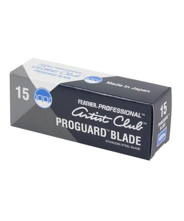 Feather Artist Club ProGuard Razor Blades 15 Count - Pack of 1 | Premium Quality Blades - Buy Online on GoSupps.com