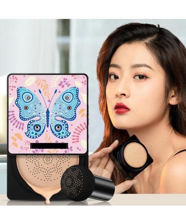 Luckxing Mushroomhead Air Cushion BB Cream | Moisturizing Foundation & Long-lasting Coverage | Natural Finish with Mushroom Sponge - Buy Online on GoSupps.com