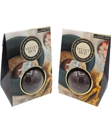 Hot Chocolate Gift Set - Hot Chocolate Bomb - Hot Cocoa Bomb - Milk Chocolate Bomb With Mini Marshmallows - Pack Of 2 (Hot Chocolate) (Velvet Rich) - Buy Online on GoSupps.com