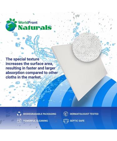 WorldFront Naturals Eco-Friendly Laundry Detergent Sheets - Fresh Scent, Non-Toxic, Plastic-Free - 32 Washes - Buy Online on GoSupps.com