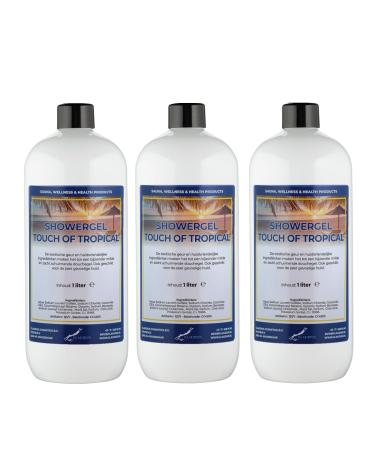Claudius Showergel Touch Of Tropical 3 x 1 liter