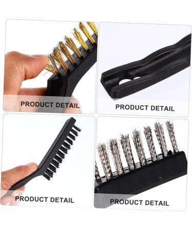 Mobestech 2 Nylon Wire Brush Set - Stainless Steel Cleaning Brushes for Welding Automotive & Antistatic Use - Buy Online on GoSupps.com
