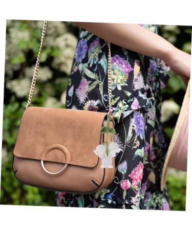 Zerodeko 2pcs Lily of The Valley Pendant Braids Accessories Embellishments for Crafting Small Crochet Flower Whitex2pcs 11X5CMx2pcs - Buy Online on GoSupps.com