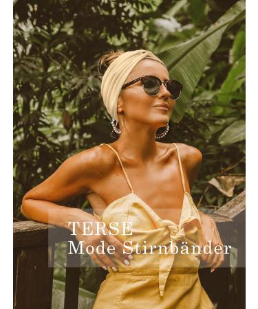 Buy Boho Hair Bands for Women | 18 cm Wide Elastic Headbands & Hair Accessories - Buy Online on GoSupps.com