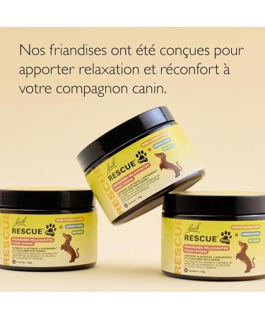 RESCUE Pets Dog Treats Serenity for Pets Ideal for Travel Veterinary Visit Grooming Noise Loneliness Alcohol-free Natural and Vegan - Buy Online on GoSupps.com