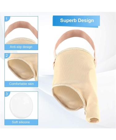 Pink Bunion Toe Separator Sleeves for Women and Men - Pain Relief with Silicone Gel Pads - Toe Corrector for Hammer Toes - Buy Online on GoSupps.com