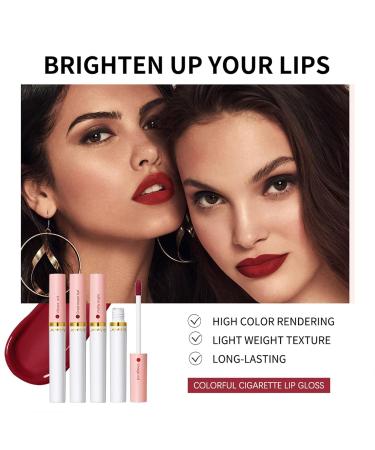 4 Colors Matte Lip Gloss Set A | Long-Lasting Vibrant Shades for Every Occasion | International Shipping Available - Buy Online on GoSupps.com