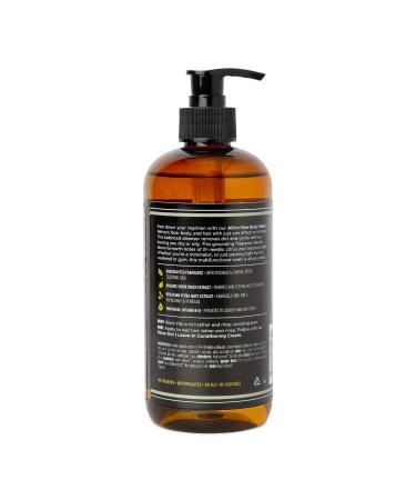 Barrel and Oak All-In-One Body Wash for Men | Essential Oil Soap for Hair Face & Body | Fir Needle & Citrus Zest Blend | 16 oz - Buy Online on GoSupps.com