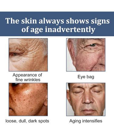 Men's 6-in-1 Face Cream for Anti-Aging, Wrinkles & Dark Spots - 2pcs Set | Moisturizer & Eye Bags Treatment - Buy Online on GoSupps.com