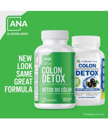 All Natural Advice Super Complete Detox and Colon Cleanse Pure Flush 180 Capsules First Step in Weight Loss by Promoting Bowel Movements that is Easy on your Body - Buy Online on GoSupps.com