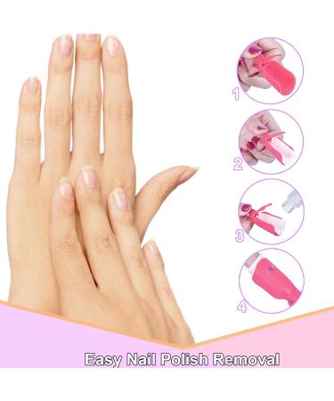 TEUVO 50Pcs Toe Polish Remover Clips Set for Fingernails & Toenails - Professional Salon & Personal Use - Multicolor - Buy Online on GoSupps.com