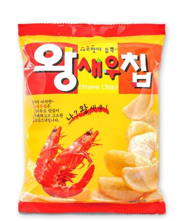 Korean Shrimp Snack Crispy Prawn Flavor Chips 27g (Pack of 3) - Delicious Crackers - Buy Online on GoSupps.com