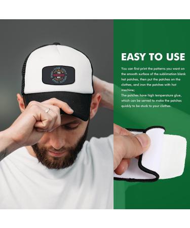 30-Piece Sublimation Iron-On Patches Set - DIY Crafts & Repairs - Black & White - Hats, Clothing, Shoes, Bags - Buy Online on GoSupps.com