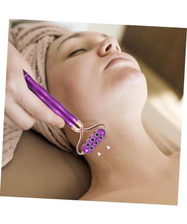 DOITOOL Facial Tool Facial Eye Care Hand Tools Eyelid Wisking Tool Electric Under Eye Roller Metal Eye Roller Eye Tool Dark Circle Remover Eye Mini Eye Supplies Purple Face - Buy Online on GoSupps.com