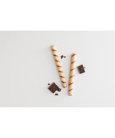 Pirouline Dark Chocolate Rolled Wafers - Gourmet 14 oz | Artisan Snacks - Buy Online on GoSupps.com