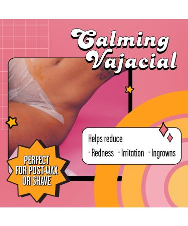 NAKEY Muff Masque - Plant-Based Vaginal Mask for Women - The Soother - Relieves Razor Burns, Ingrowns, Redness & Bumps - Vulva Care Sheet Mask - 1 Count - Buy Online on GoSupps.com